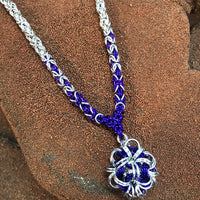 Byzantine Orb necklace Purple