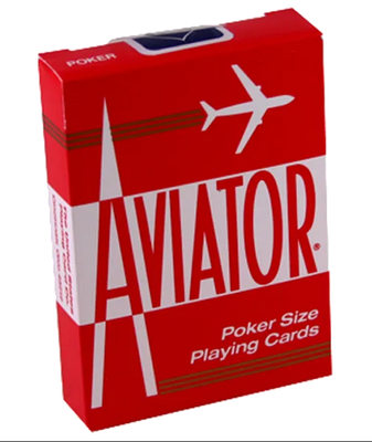 Aviator Red Playing Cards