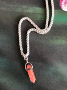 JPL Chain with stone pendant
