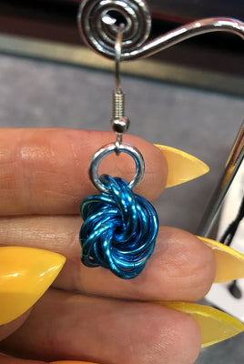 Love Knot Earrings - Turquoise