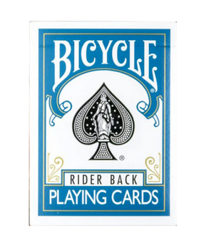 Bicycle Rider Back Turquoise Playing Cards